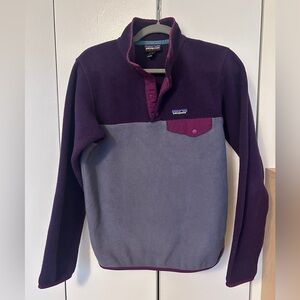 Patagonia Synchilla Snap-T Purple Fleece Pullover